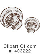 Mushroom Clipart #1403222 by Vector Tradition SM