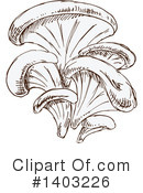 Mushroom Clipart #1403226 by Vector Tradition SM