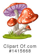 Mushroom Clipart #1415668 by merlinul