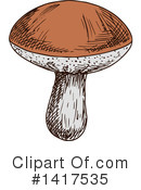 Mushroom Clipart #1417535 by Vector Tradition SM