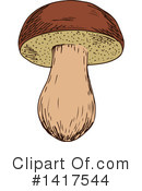 Mushroom Clipart #1417544 by Vector Tradition SM