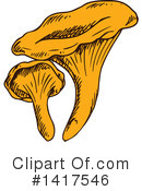 Mushroom Clipart #1417546 by Vector Tradition SM