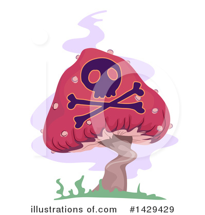 Royalty-Free (RF) Mushroom Clipart Illustration by BNP Design Studio - Stock Sample #1429429