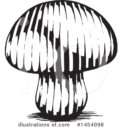 Royalty-Free (RF) Mushroom Clipart Illustration by cidepix - Stock Sample #1454098