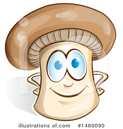 Mushrooms Clipart #1460090 by Domenico Condello