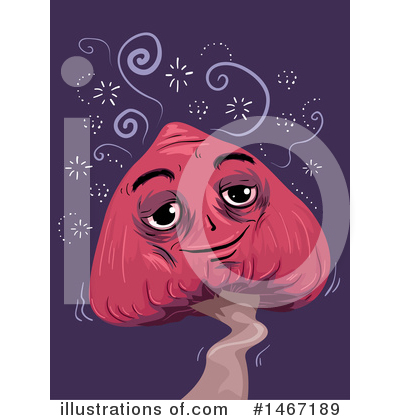 Royalty-Free (RF) Mushroom Clipart Illustration by BNP Design Studio - Stock Sample #1467189