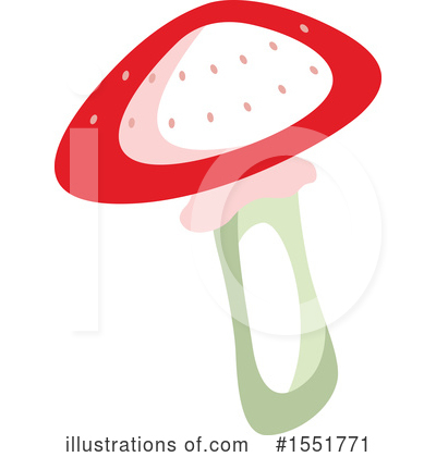 Royalty-Free (RF) Mushroom Clipart Illustration by Cherie Reve - Stock Sample #1551771
