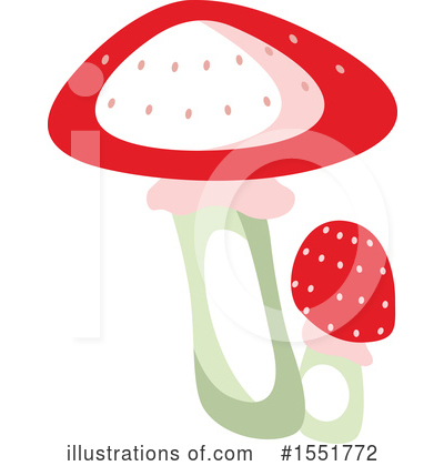 Royalty-Free (RF) Mushroom Clipart Illustration by Cherie Reve - Stock Sample #1551772