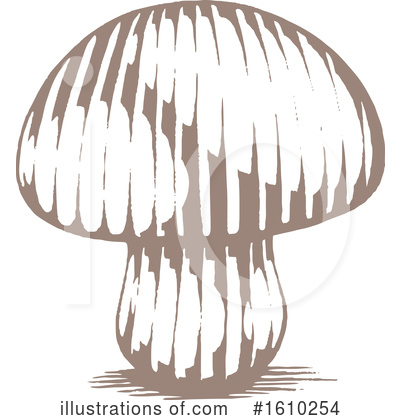 Royalty-Free (RF) Mushroom Clipart Illustration by cidepix - Stock Sample #1610254