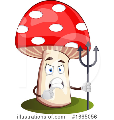 Royalty-Free (RF) Mushroom Clipart Illustration by Morphart Creations - Stock Sample #1665056