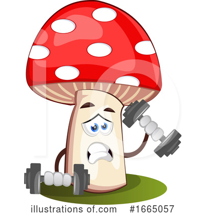 Royalty-Free (RF) Mushroom Clipart Illustration by Morphart Creations - Stock Sample #1665057