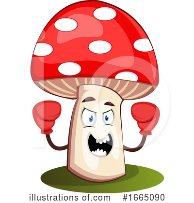 Royalty-Free (RF) Mushroom Clipart Illustration by Morphart Creations - Stock Sample #1665090