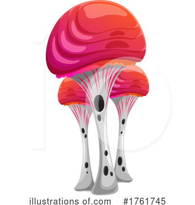Royalty-Free (RF) Mushroom Clipart Illustration by Vector Tradition SM - Stock Sample #1761745