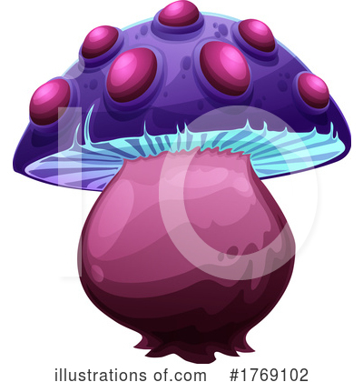 Royalty-Free (RF) Mushroom Clipart Illustration by Vector Tradition SM - Stock Sample #1769102