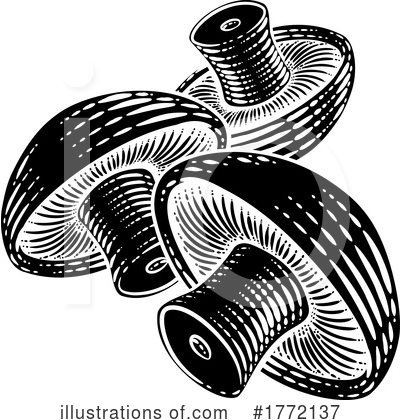Royalty-Free (RF) Mushroom Clipart Illustration by AtStockIllustration - Stock Sample #1772137