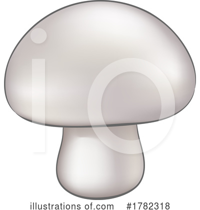 Royalty-Free (RF) Mushroom Clipart Illustration by cidepix - Stock Sample #1782318