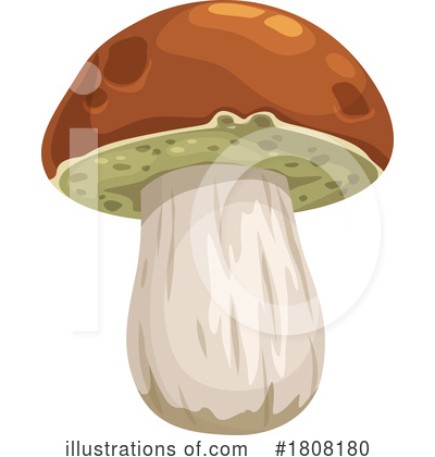 Royalty-Free (RF) Mushroom Clipart Illustration by Vector Tradition SM - Stock Sample #1808180