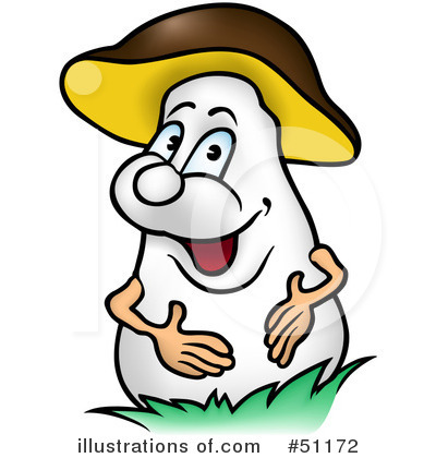 Royalty-Free (RF) Mushroom Clipart Illustration by dero - Stock Sample #51172