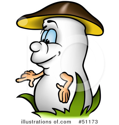 Royalty-Free (RF) Mushroom Clipart Illustration by dero - Stock Sample #51173