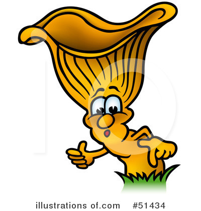 Royalty-Free (RF) Mushroom Clipart Illustration by dero - Stock Sample #51434