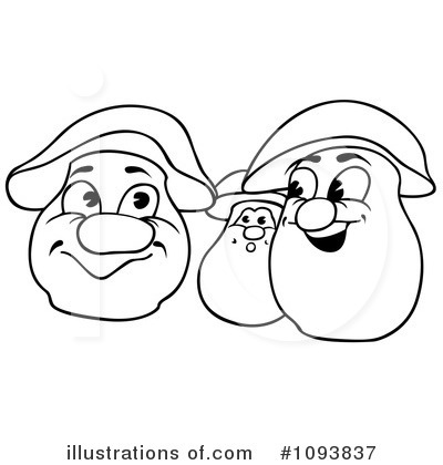 Royalty-Free (RF) Mushrooms Clipart Illustration by dero - Stock Sample #1093837