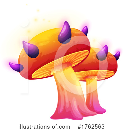 Royalty-Free (RF) Mushrooms Clipart Illustration by Vector Tradition SM - Stock Sample #1762563