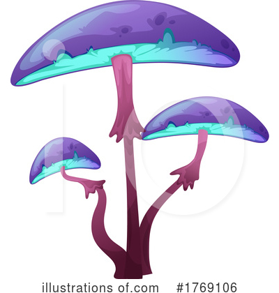 Royalty-Free (RF) Mushrooms Clipart Illustration by Vector Tradition SM - Stock Sample #1769106