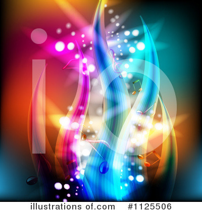 Royalty-Free (RF) Music Background Clipart Illustration by merlinul - Stock Sample #1125506