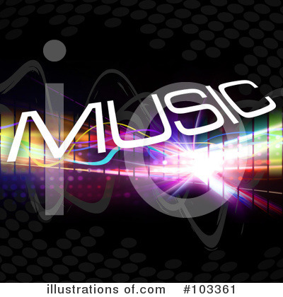 Royalty-Free (RF) Music Clipart Illustration by Arena Creative - Stock Sample #103361