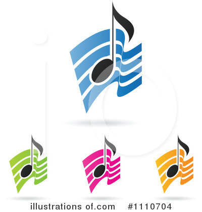 Royalty-Free (RF) Music Clipart Illustration by cidepix - Stock Sample #1110704