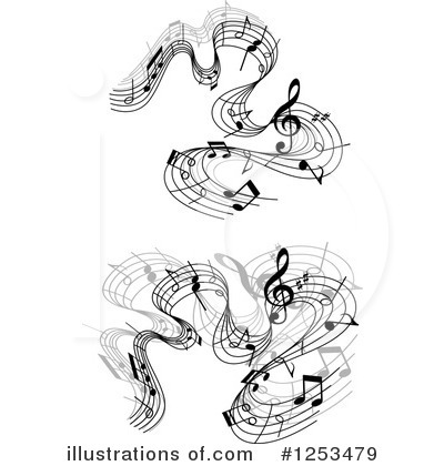 Royalty-Free (RF) Music Clipart Illustration by Vector Tradition SM - Stock Sample #1253479