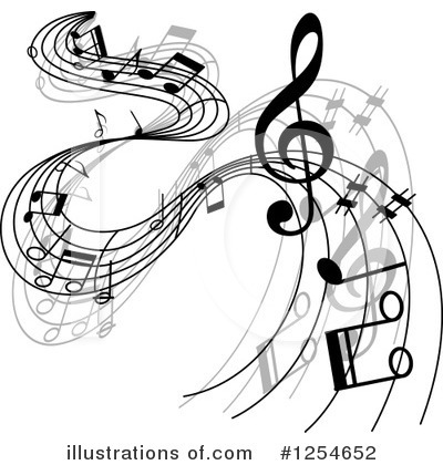 Royalty-Free (RF) Music Clipart Illustration by Vector Tradition SM - Stock Sample #1254652