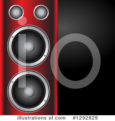 Music Speakers Clipart #1292829 by elaineitalia
