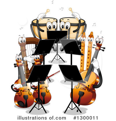 Royalty-Free (RF) Music Clipart Illustration by BNP Design Studio - Stock Sample #1300011