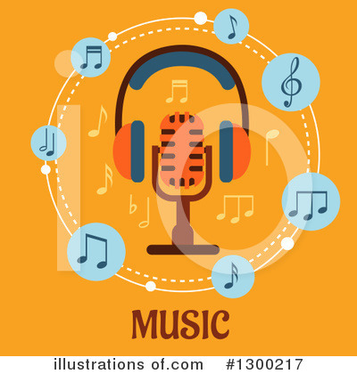 Royalty-Free (RF) Music Clipart Illustration by Vector Tradition SM - Stock Sample #1300217