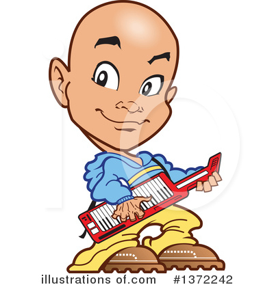 Music Keyboard Clipart #1372242 by Clip Art Mascots