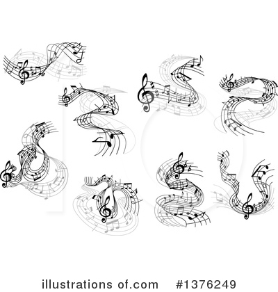 Royalty-Free (RF) Music Clipart Illustration by Vector Tradition SM - Stock Sample #1376249