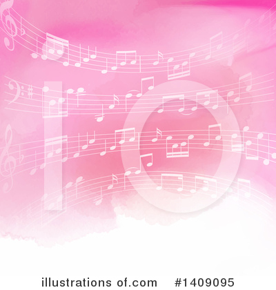 Music Background Clipart #1409095 by KJ Pargeter