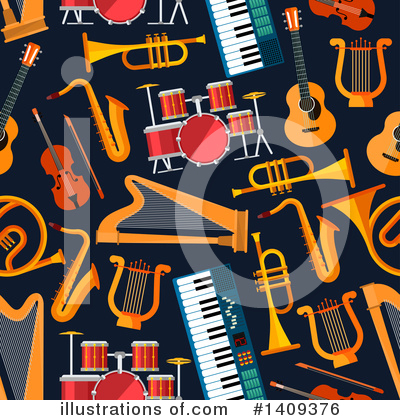 Music Keyboard Clipart #1409376 by Vector Tradition SM
