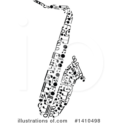 Music Note Clipart #1410498 by Vector Tradition SM