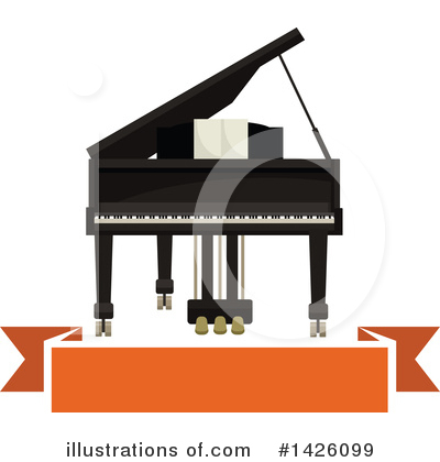 Piano Clipart #1426099 by Vector Tradition SM