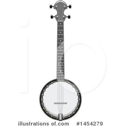Banjo Clipart #1454279 by Vector Tradition SM
