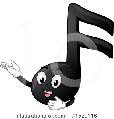 Music Notes Clipart #1529116 by BNP Design Studio