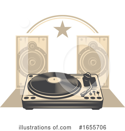 Vinyl Record Clipart #1655706 by Vector Tradition SM