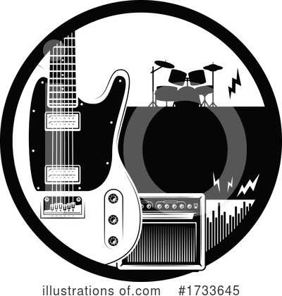 Rock Music Clipart #1733645 by Vector Tradition SM