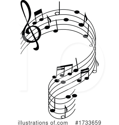 Royalty-Free (RF) Music Clipart Illustration by Vector Tradition SM - Stock Sample #1733659