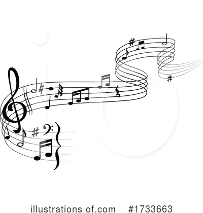 Royalty-Free (RF) Music Clipart Illustration by Vector Tradition SM - Stock Sample #1733663
