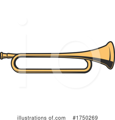 Trumpet Clipart #1750269 by Vector Tradition SM