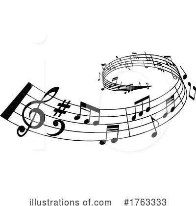 Music Notes Clipart #1763333 by Vector Tradition SM