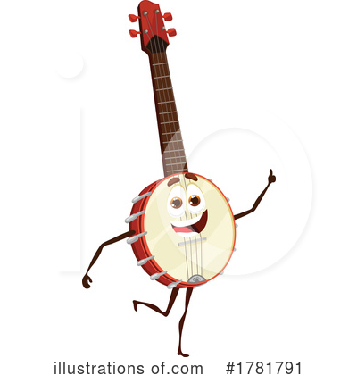Banjo Clipart #1781791 by Vector Tradition SM